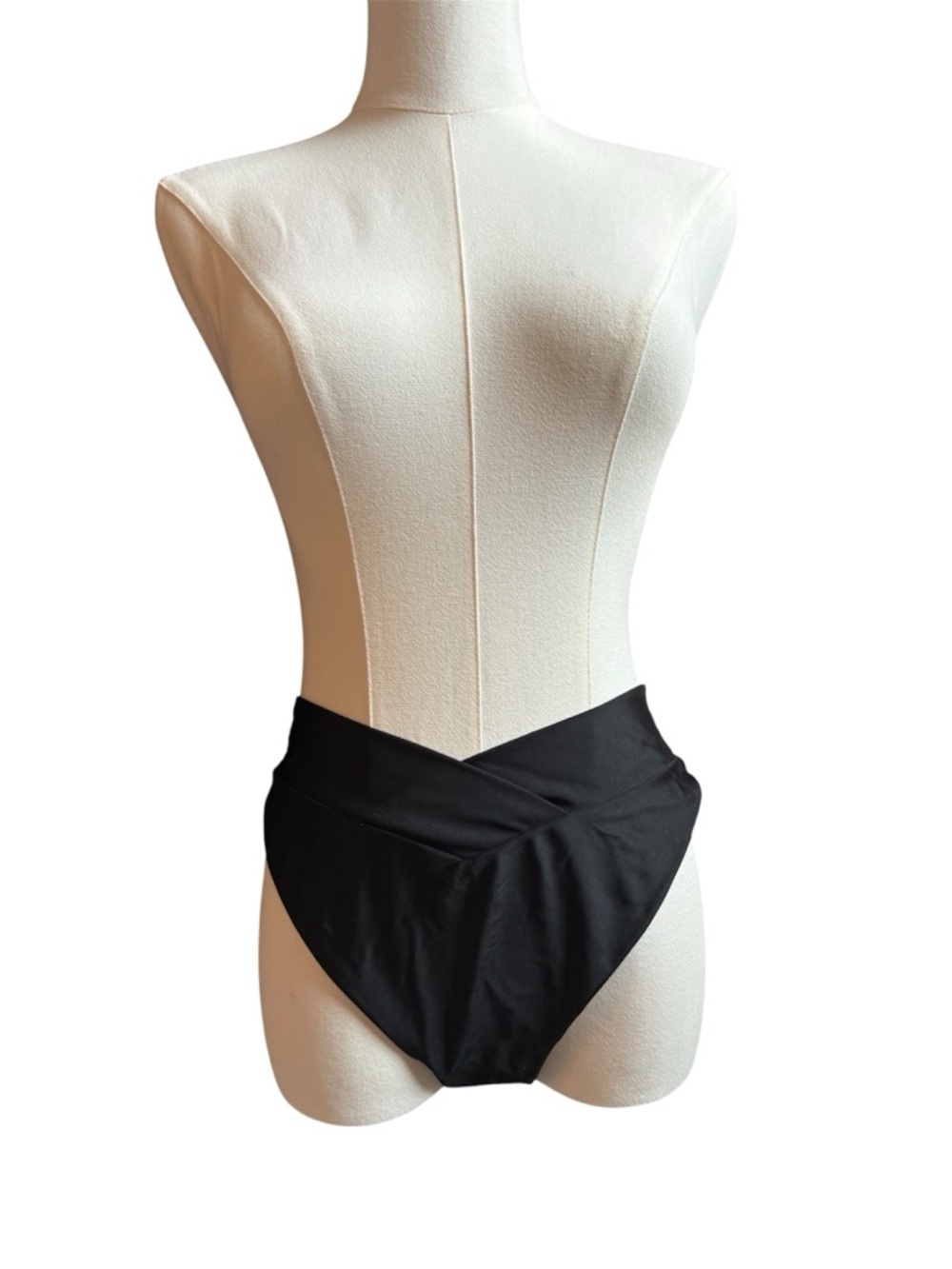 Bar III Mid Rise Women's Bikini Bottom full coverage size medium